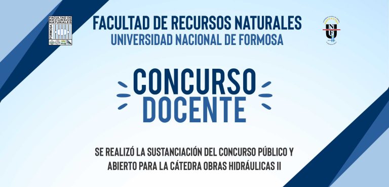 Se realizó la sustanciación del Concurso Público y Abierto para la cátedra Obras Hidráulicas II